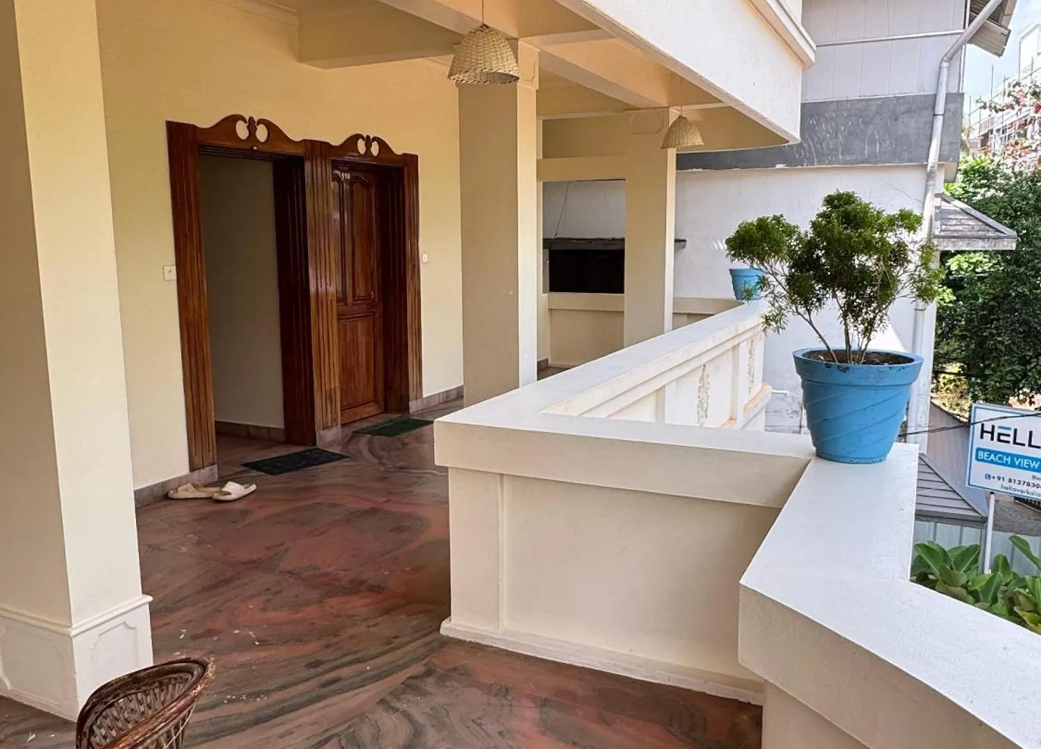 Beach View Balcony Resort By Hello Varkala India