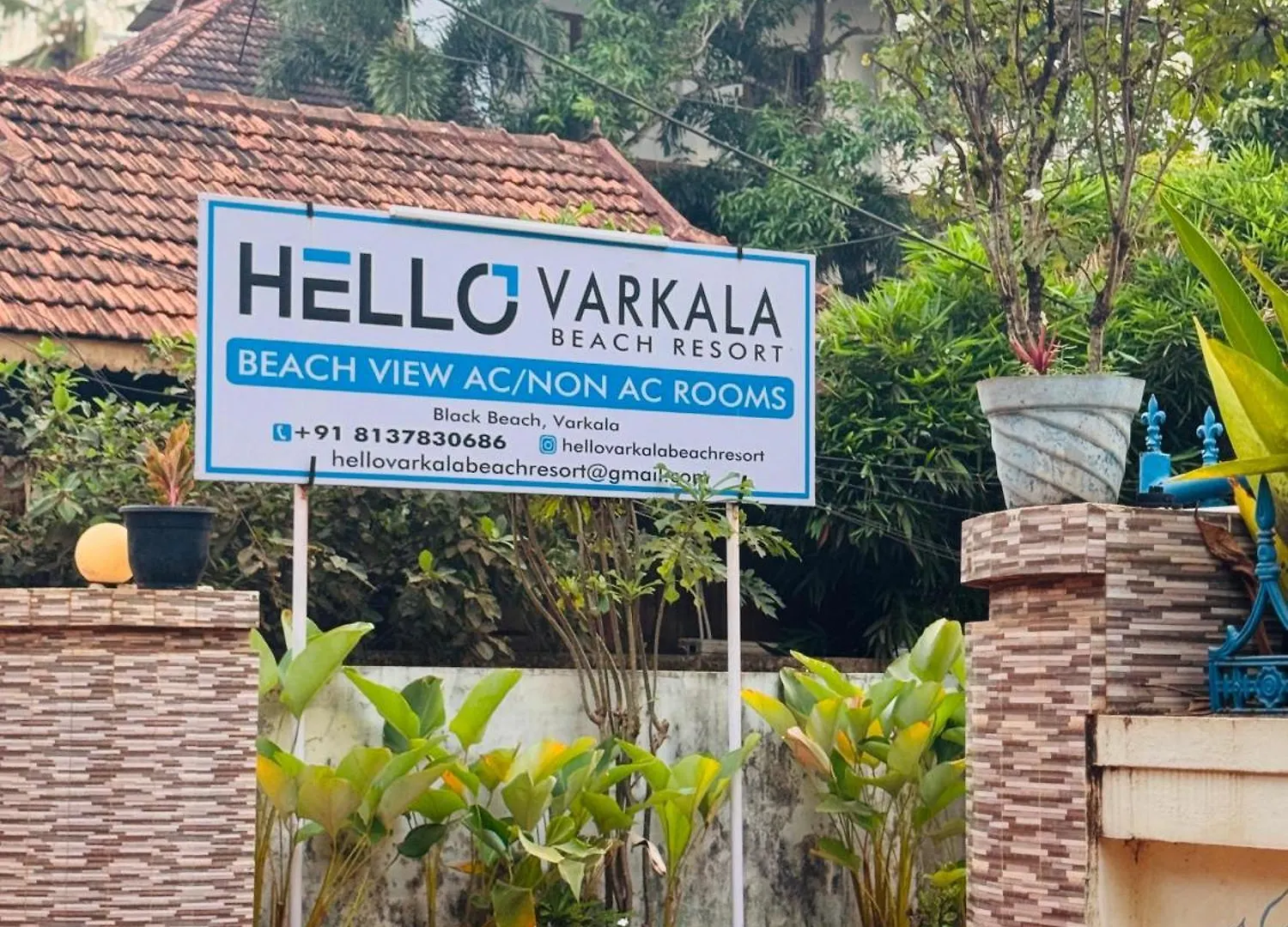 Beach View Balcony Resort By Hello Varkala